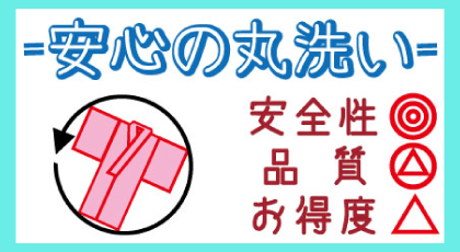 正絹着物クリーニングといえばこれ！着物まる洗いクリーニング料金表を見る